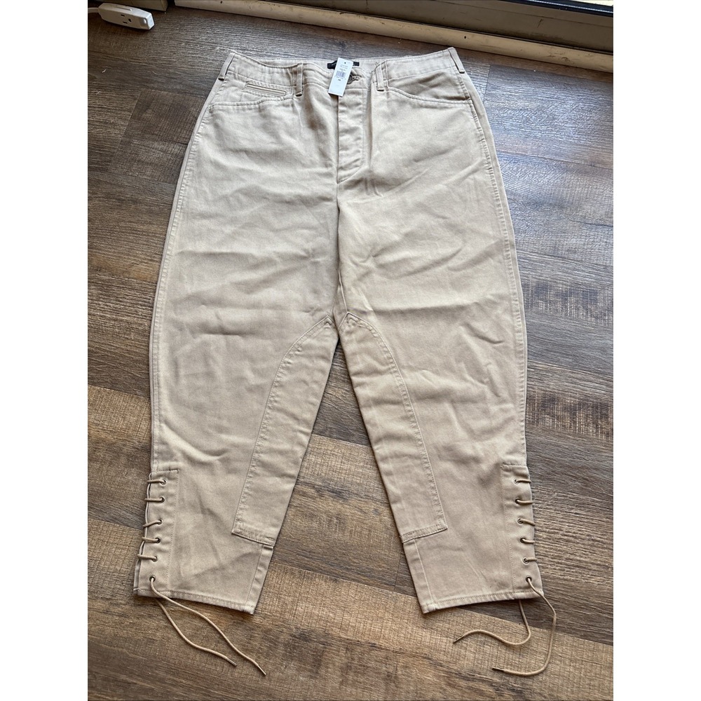 Banana Republic High Rise Riding Pant Womens 10S Beige Equestrian Chino